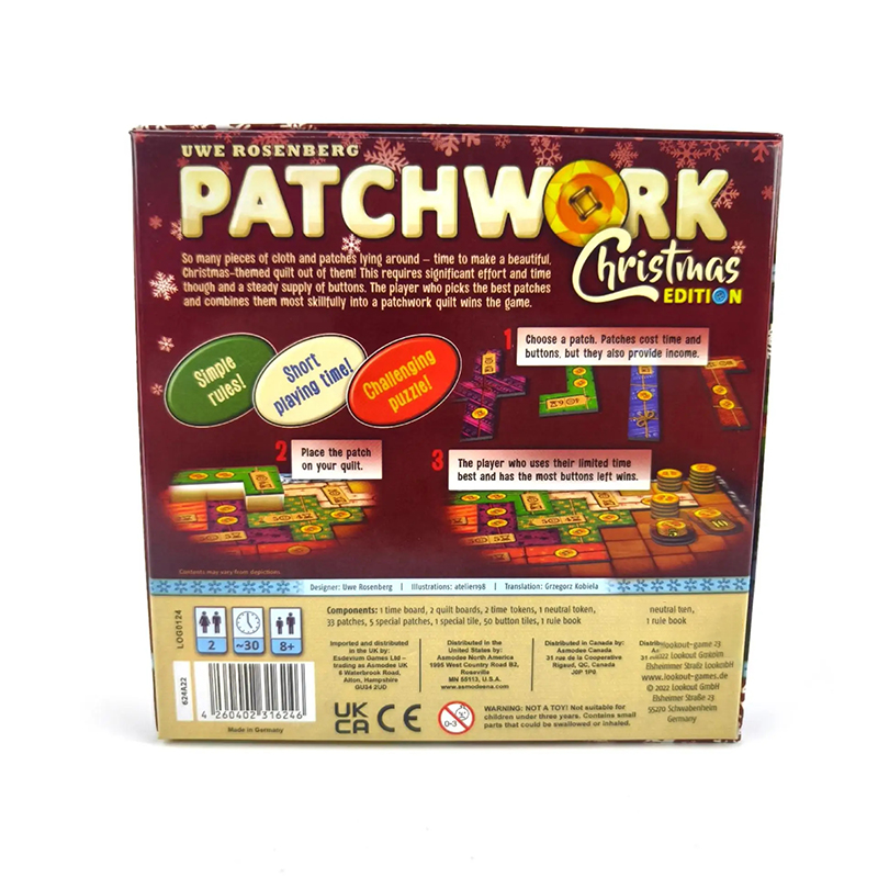 Fabric Weaving Christmas Board - đánh giá và giá Board Game Catan