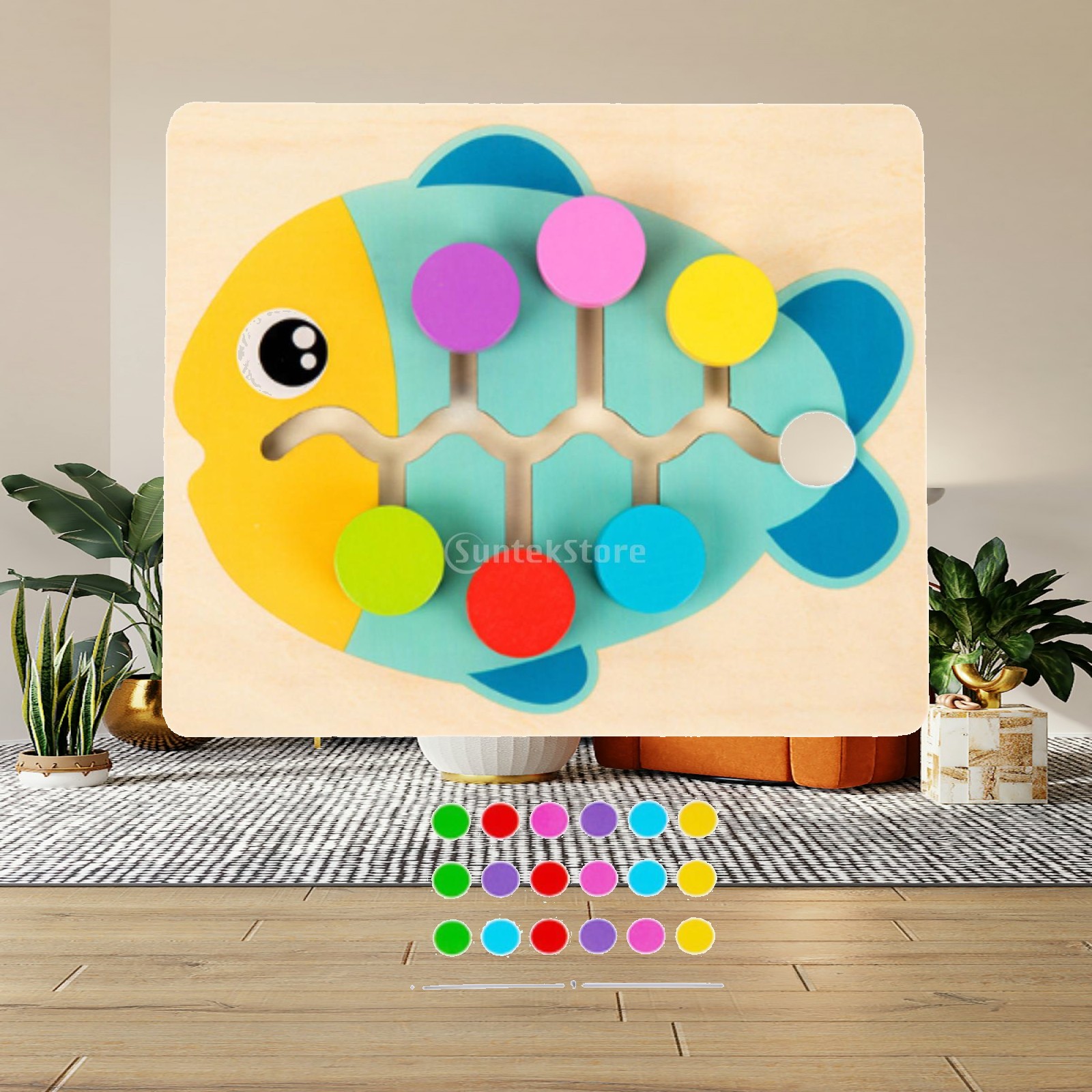 Wood Color Matching Slide Puzz - đánh giá và giá Strategy Board Game