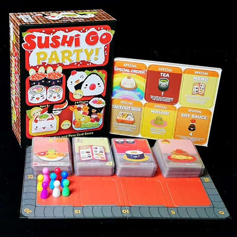 Sushi Go! & Sushi Go Party Car - đánh giá và giá Strategy Board Game