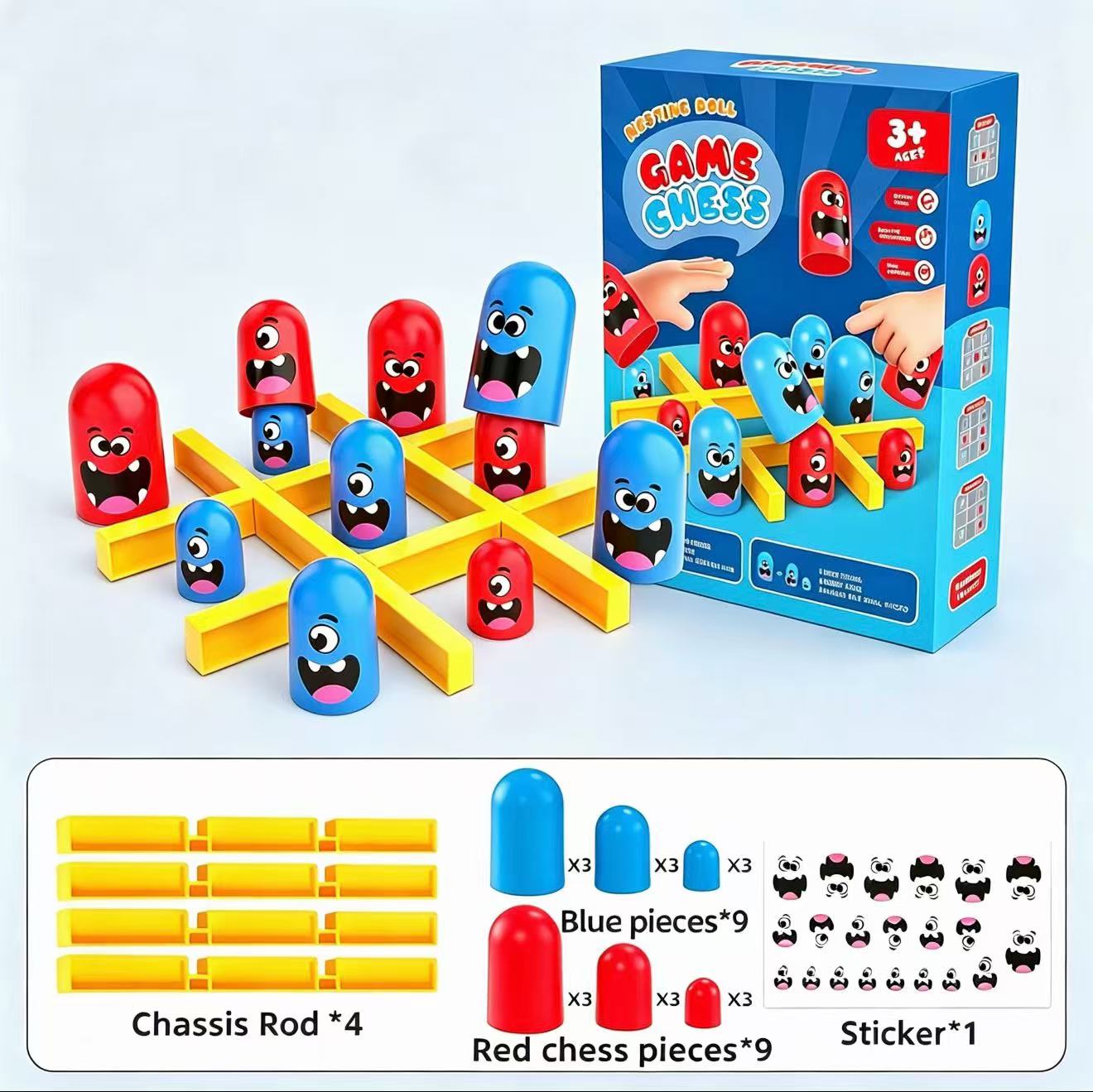 Tic-Tac-Toe Eat-and-Be-Sized S - đánh giá và giá Board Game Live